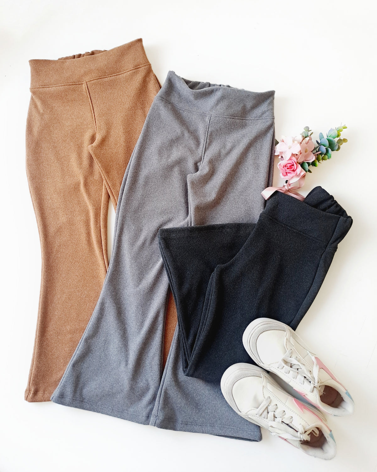 Pantalón Oxford + scrunchie
